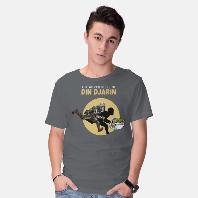 The Adventures Of Din Djarin-mens basic tee-joerawks