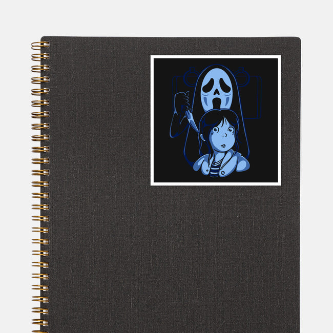 Ghostfaced Away-none glossy sticker-estudiofitas