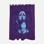 Ghostfaced Away-none polyester shower curtain-estudiofitas