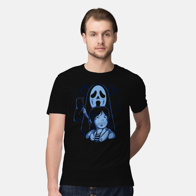 Ghostfaced Away-mens premium tee-estudiofitas