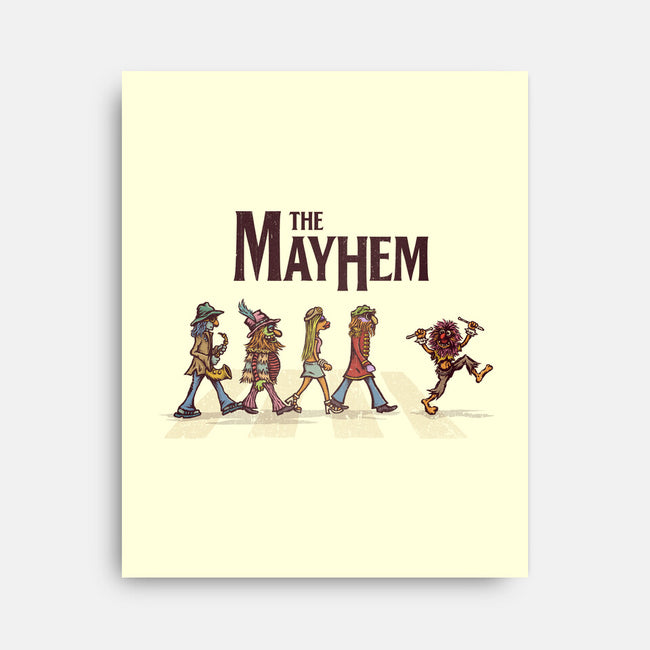 The Mayhem-none stretched canvas-kg07