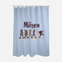 The Mayhem-none polyester shower curtain-kg07