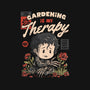 Gardening Is My Therapy-baby basic tee-eduely