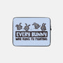 Every Bunny-none zippered laptop sleeve-kg07