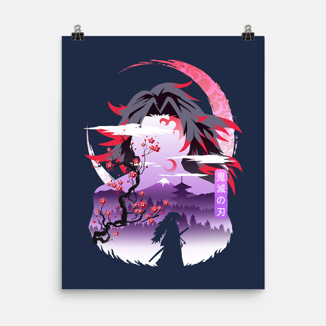 Red Moon Breathing-none matte poster-marsdkart