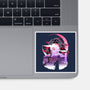 Red Moon Breathing-none glossy sticker-marsdkart