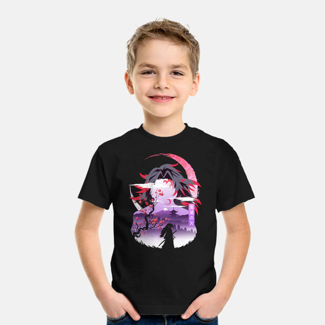 Red Moon Breathing-youth basic tee-marsdkart