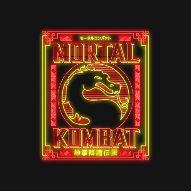 Battle Of Earthrealm Neon-mens basic tee-Diegobadutees