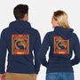 Battle Of Earthrealm Neon-unisex zip-up sweatshirt-Diegobadutees