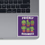 It's Prickly Business-none glossy sticker-Weird & Punderful