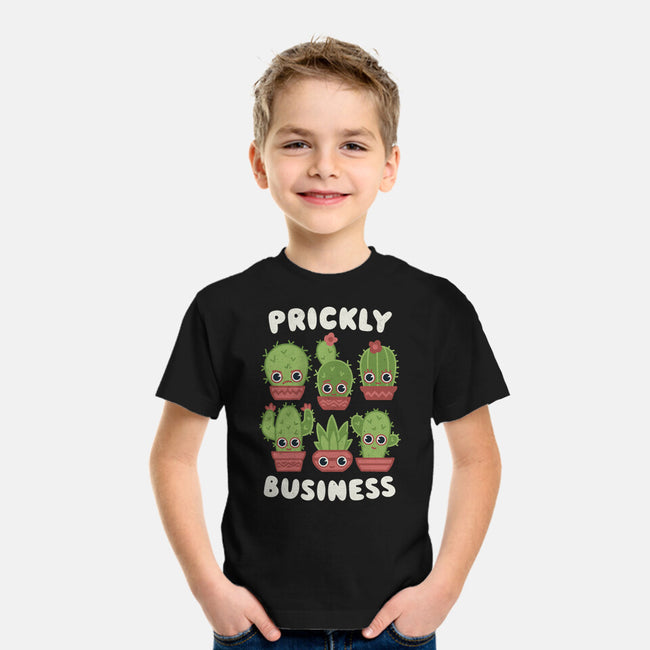 It's Prickly Business-youth basic tee-Weird & Punderful