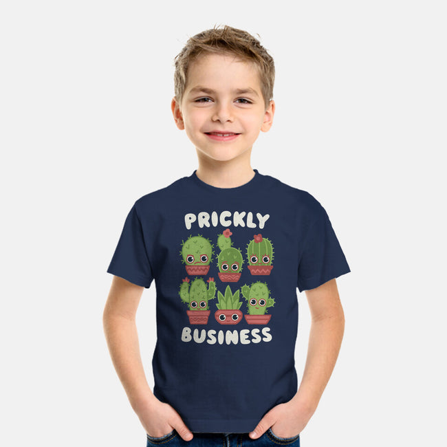 It's Prickly Business-youth basic tee-Weird & Punderful