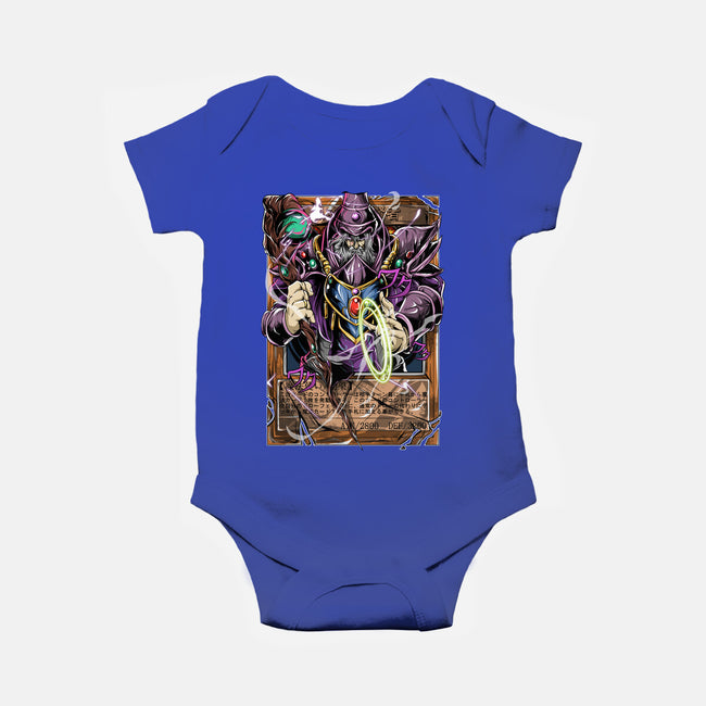 The Dark Magician-baby basic onesie-Guilherme magno de oliveira