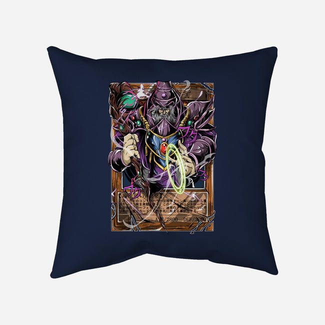 The Dark Magician-none removable cover w insert throw pillow-Guilherme magno de oliveira