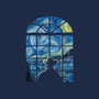 Window In The Starry Night-mens premium tee-fanfabio