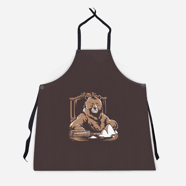 Bearface-unisex kitchen apron-estudiofitas
