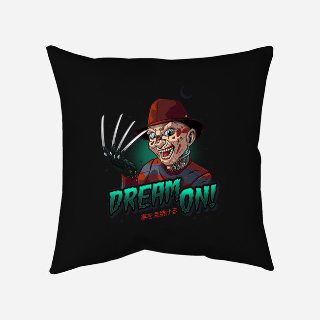 Dream On Slasher-none removable cover throw pillow-Angoes25
