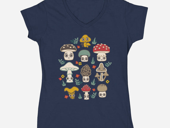 Kawaii Fungi Pattern