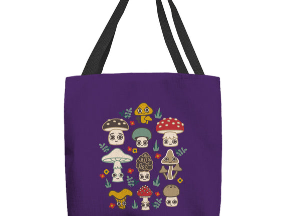 Kawaii Fungi Pattern