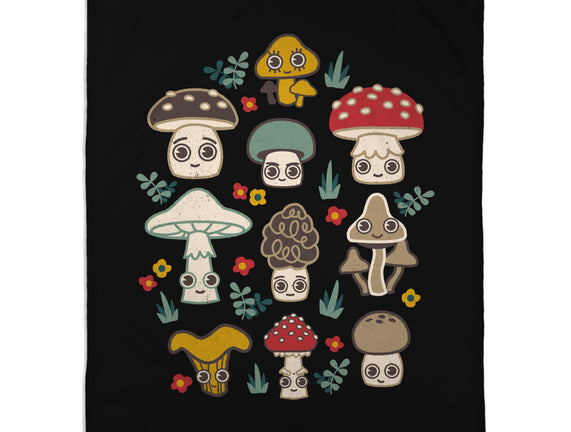 Kawaii Fungi Pattern
