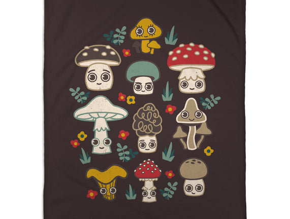 Kawaii Fungi Pattern