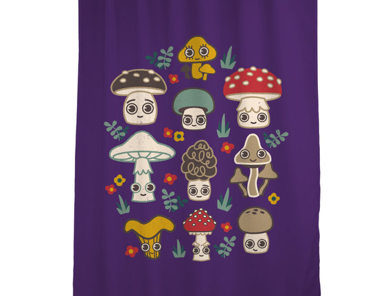 Kawaii Fungi Pattern