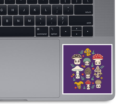 Kawaii Fungi Pattern