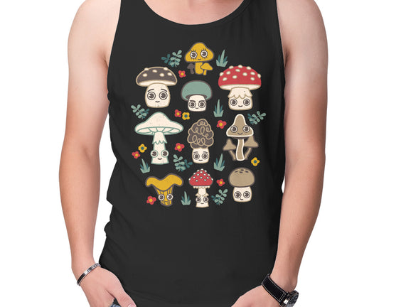 Kawaii Fungi Pattern