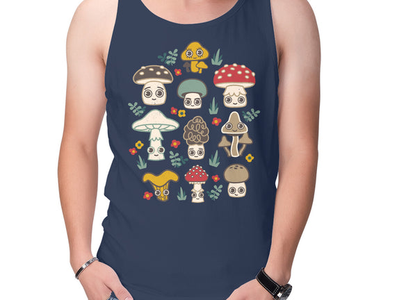 Kawaii Fungi Pattern