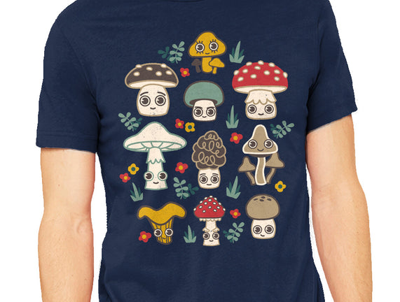 Kawaii Fungi Pattern