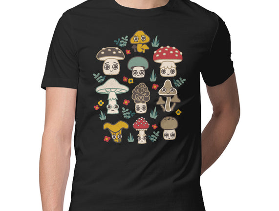 Kawaii Fungi Pattern