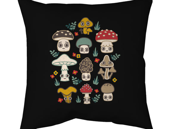 Kawaii Fungi Pattern