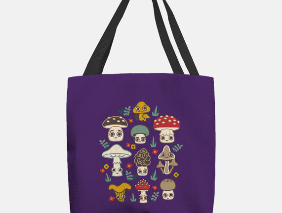 Kawaii Fungi Pattern