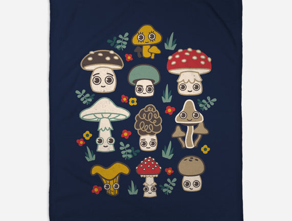 Kawaii Fungi Pattern