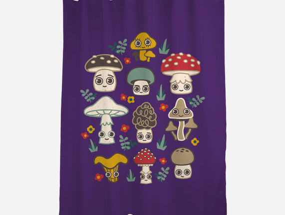 Kawaii Fungi Pattern