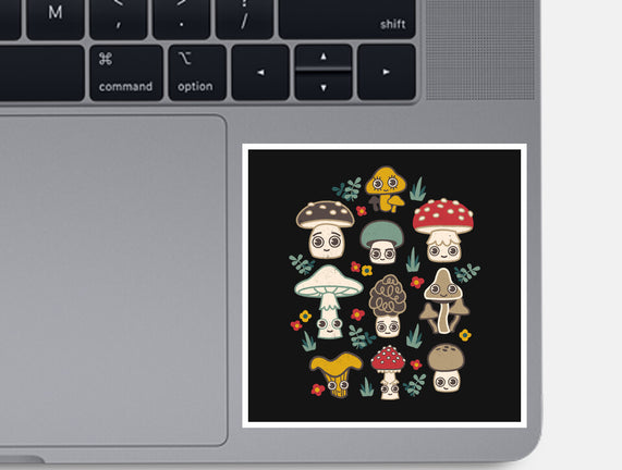 Kawaii Fungi Pattern