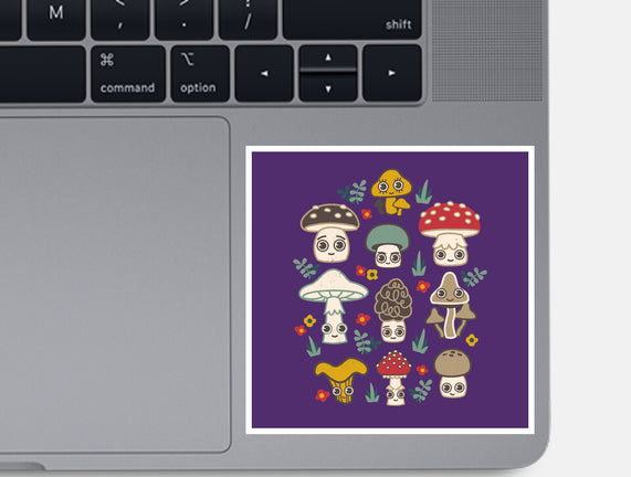 Kawaii Fungi Pattern