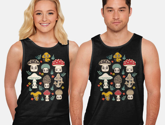 Kawaii Fungi Pattern