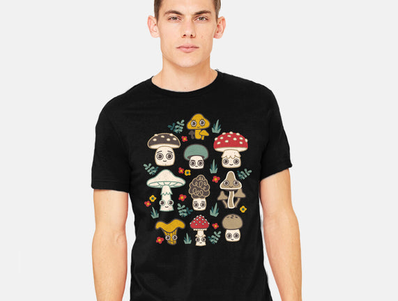 Kawaii Fungi Pattern