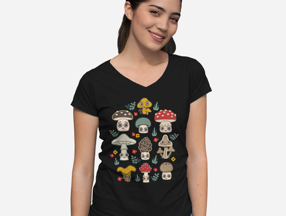 Kawaii Fungi Pattern