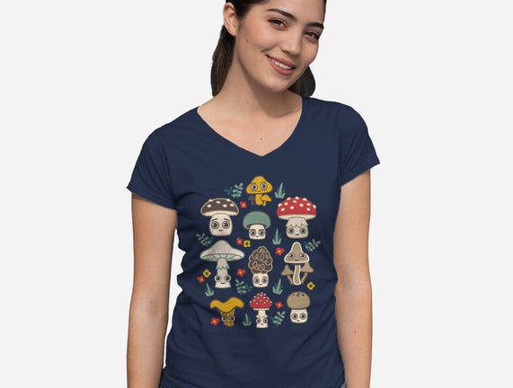 Kawaii Fungi Pattern