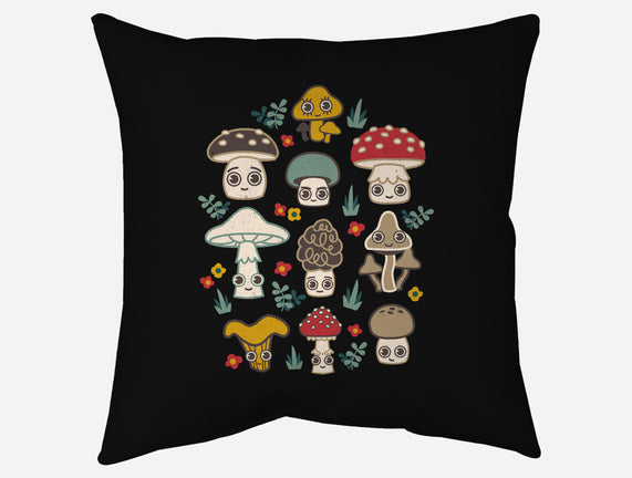 Kawaii Fungi Pattern
