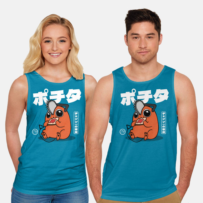 Chainsaw Devil Kawaii-unisex basic tank-Melonseta
