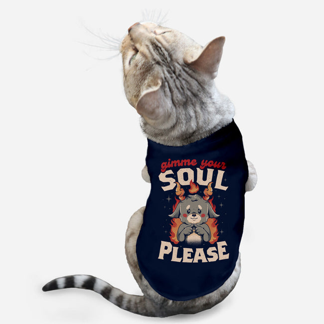 Gimme Your Soul Please-cat basic pet tank-eduely
