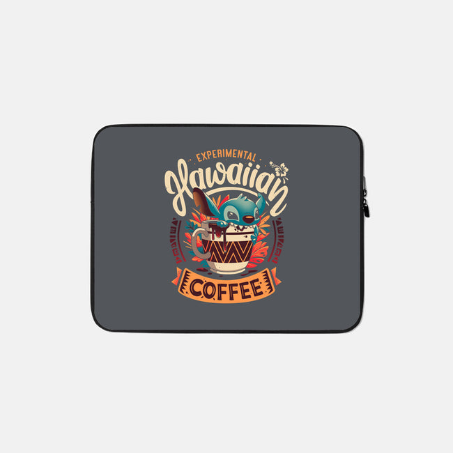 Experimental Coffee-none zippered laptop sleeve-Snouleaf