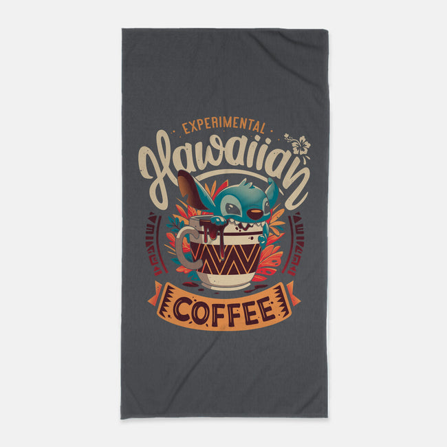 Experimental Coffee-none beach towel-Snouleaf