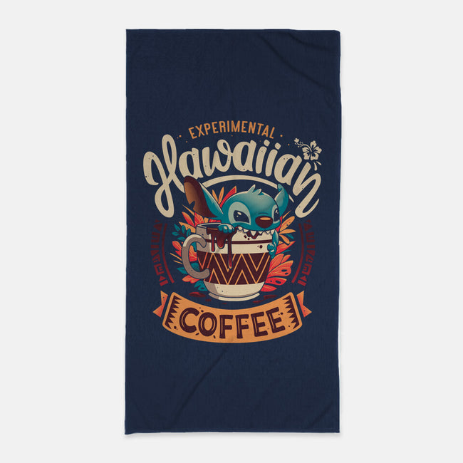 Experimental Coffee-none beach towel-Snouleaf