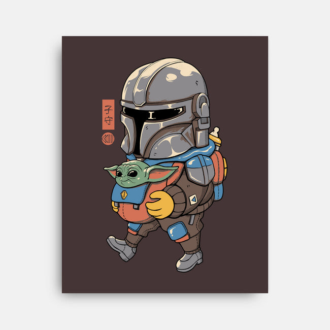 Galactic Baby Sitter-none stretched canvas-vp021