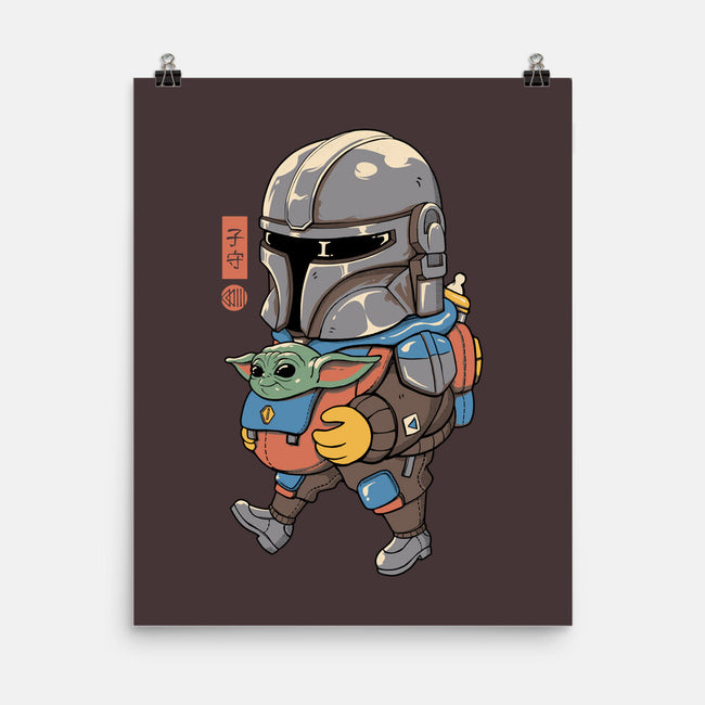 Galactic Baby Sitter-none matte poster-vp021