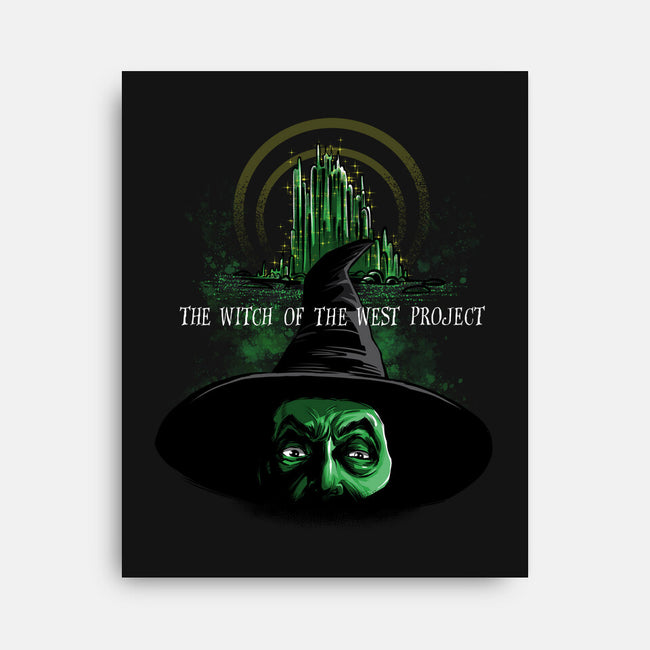The Wicked Witch Of The West Project-none stretched canvas-zascanauta